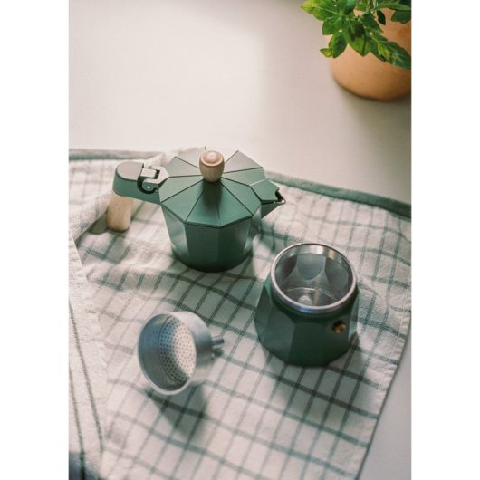 Create Thera Moka Retro Cafetera Italiana 350ml Verde