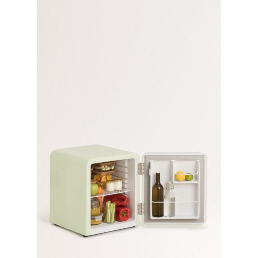 Create Fridge Retro Mini Frigorífico De Estilo Retro 48L Verde