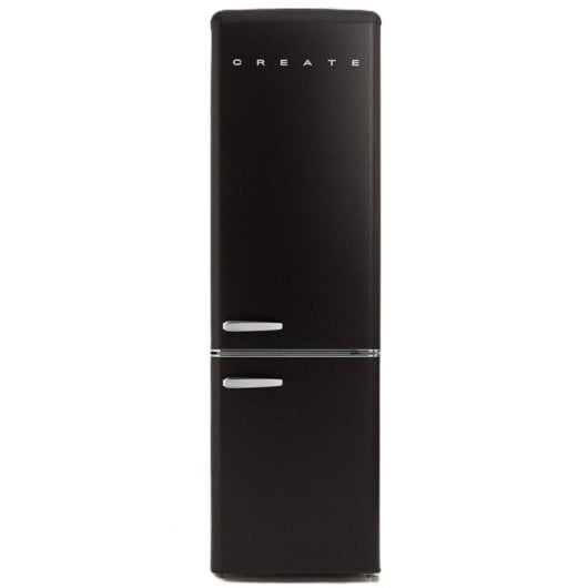 Create Fridge Stylance Frigorífico Combi De Estilo Retro 244L E Negro