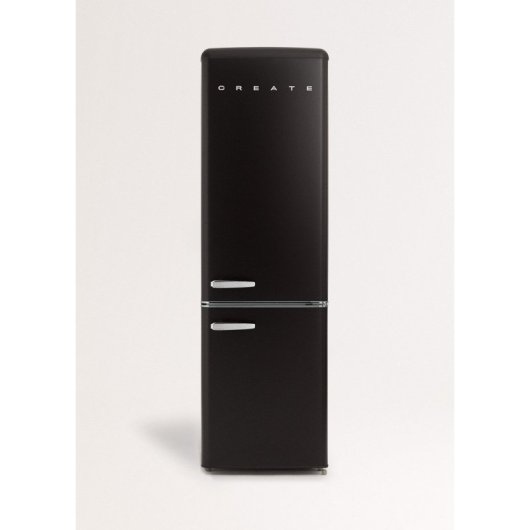 Create Fridge Stylance Frigorífico Combi De Estilo Retro 244L E Negro