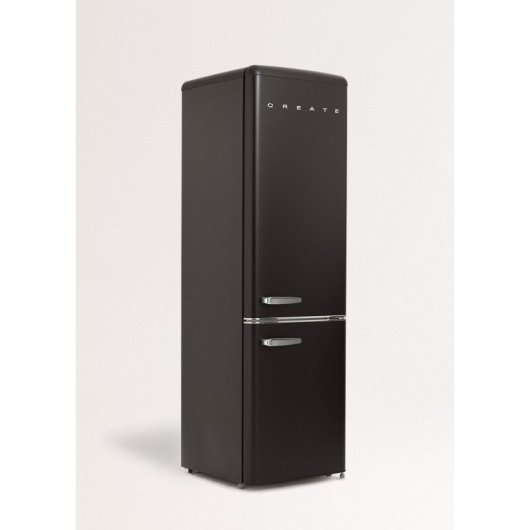Create Fridge Stylance Frigorífico Combi De Estilo Retro 244L E Negro