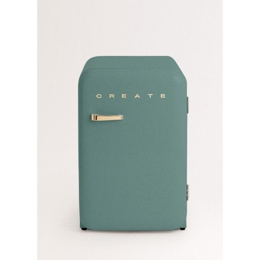 Create Fridge Retro Frigorífico De Estilo Retro 107l F Verde