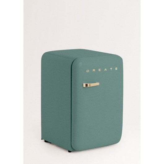 Create Fridge Retro Frigorífico De Estilo Retro 107l F Verde