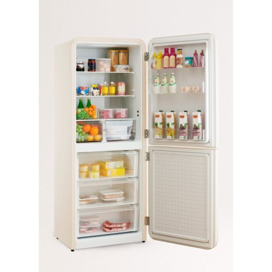 Create Fridge Retro Combi Frigorífico Combi De Estilo Retro 401L E ...