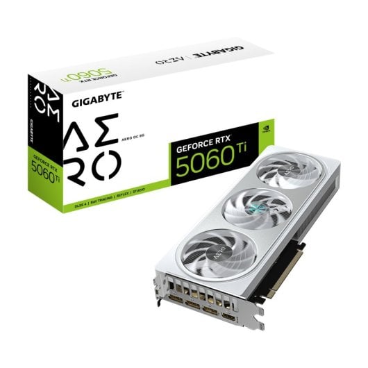 Gigabyte GeForce RTX 5060 Ti AERO OC 8GB GDDR7 Reflex 2 RTX AI DLSS4