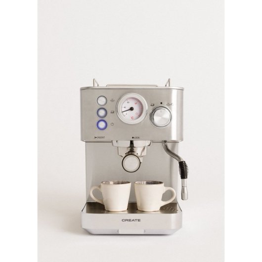 Create Thera Classic Cafetera Express Vaporizador 20 Bares Inox