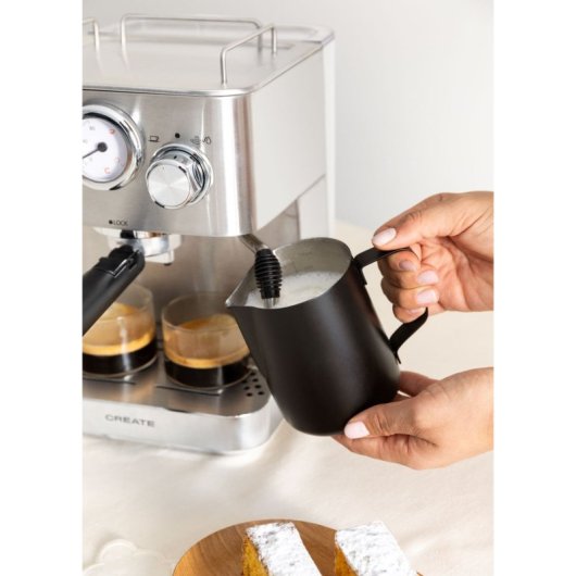 Create Thera Classic Cafetera Express Vaporizador 20 Bares Inox