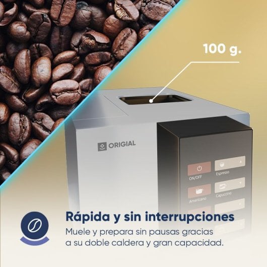 Machine à café super automatique BARISTA PREMIUM WIFI BLANC 19 bars Blanc