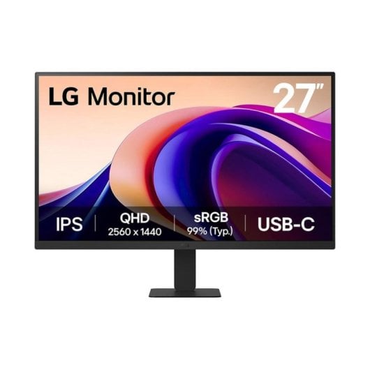 Monitor PC LG 27U631A-B 27" QHD 100Hz IPS USB-C 5ms Cornici UltraSottili