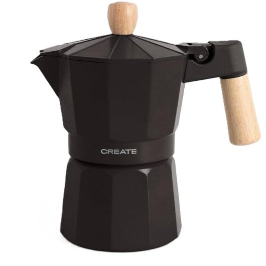 Create Thera Moka Retro Cafetera Italiana 350ml Negro