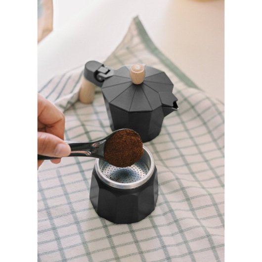 Create Thera Moka Retro Cafetera Italiana 350ml Negro