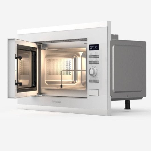 Universal Blue Speedybake Plus 6120W Microondas Integrable Con Grill 20 Litros Blanco