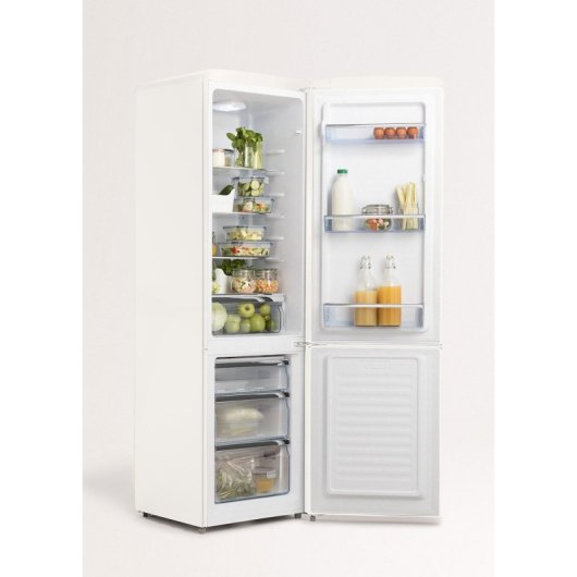 Create Fridge Stylance Frigorífico Combi De Estilo Retro 244l E Blanco