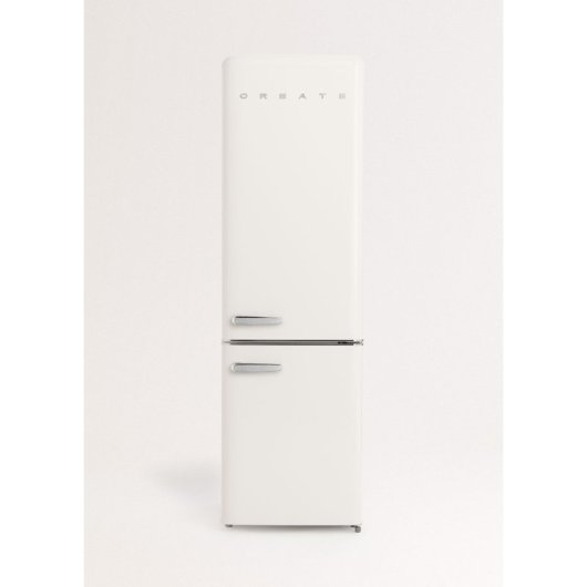 Create Fridge Stylance Frigorífico Combi De Estilo Retro 244l E Blanco