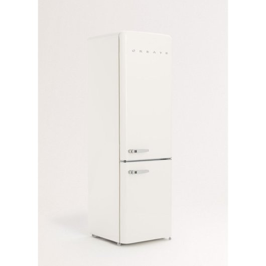 Create Fridge Stylance Frigorífico Combi De Estilo Retro 244l E Blanco