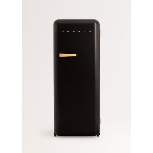 Create Fridge Retro Frigorífico De Estilo Retro Una Puerta 281L D Negro