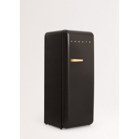 Create Fridge Retro Frigorífico De Estilo Retro Una Puerta 281L D Negro