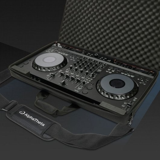 AlphaTheta Bolsa de Transporte Negra para Controladora DJ DDJ-GRV6