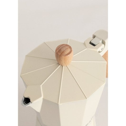 Create Thera Moka Retro Cafetera Italiana Blanco