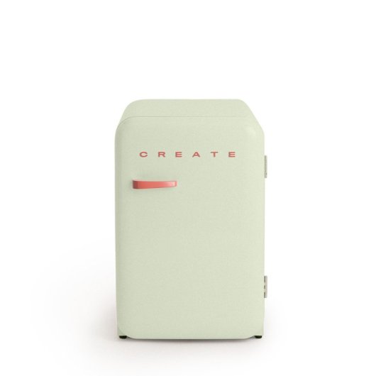 Create Fridge Retro Mini Frigorífico De Estilo Retro 107l  F Verde