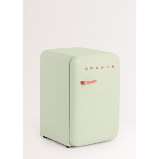 Create Fridge Retro Mini Frigorífico De Estilo Retro 107l  F Verde