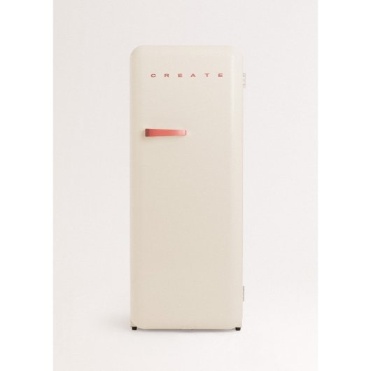 Create Fridge Retro Frigorífico De Estilo Retro Una Puerta 281L D Arena,Terracota
