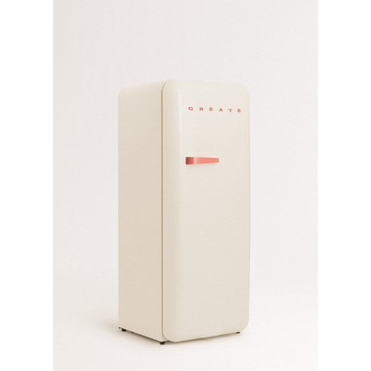 Create Fridge Retro Frigorífico De Estilo Retro Una Puerta 281L D Arena,Terracota