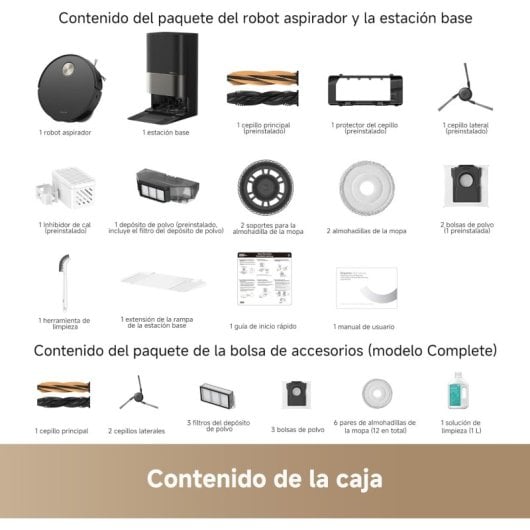 Dreamer X50 Ultra Complete Robot Aspirado Fregasuelos Y Autovaciado Negro