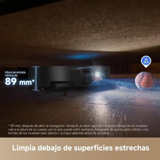 Dreamer X50 Ultra Complete Robot Aspirado Fregasuelos Y Autovaciado Negro