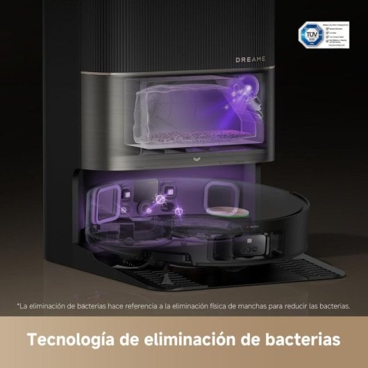 Dreamer X50 Ultra Complete Robot Aspirado Fregasuelos Y Autovaciado Negro