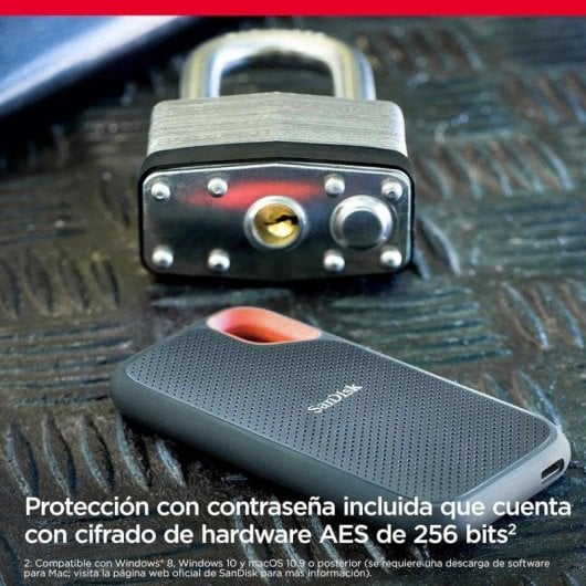 SanDisk Extreme PRO 2TB SSD USB-C 3800MB/s Thunderbolt 4 Zwart
