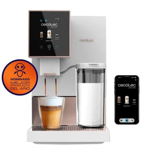 Cecotec Cremmaet Compactccino Connected Cafetera Superautomática 19B WiFi + WiZ Enchufe Inteligente