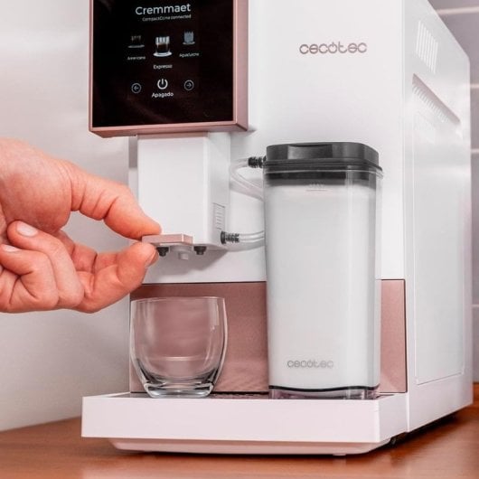 Cecotec Cremmaet Compactccino Connected Cafetera Superautomática 19B WiFi + WiZ Enchufe Inteligente