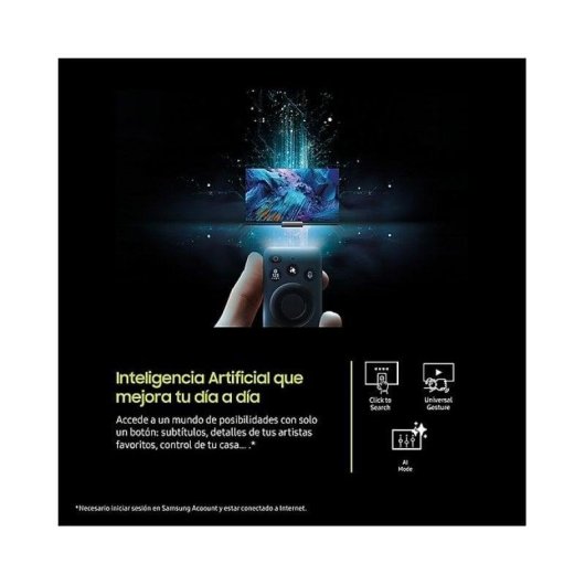 TV Samsung QLED TQ65Q8FAAUXXC 65" 4K UltraHD 50Hz Smart TV Tizen Quantum HDR+