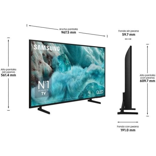 Samsung AI QLED 43 " TQ43Q7FAAUXXC UltraHD 4K Quantum HDR Tizen
