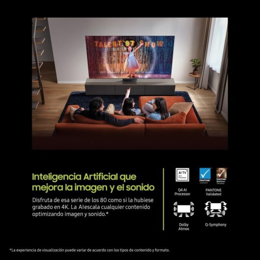TV Samsung QLED TQ43Q7FAAUXXC 43" 4K UltraHD 50Hz Smart TV Tizen Quantum HDR10