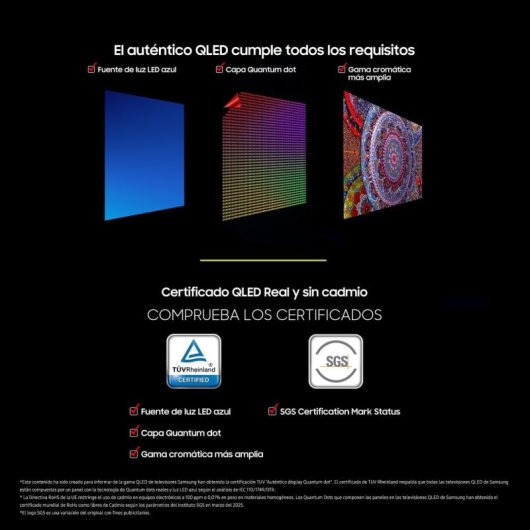 TV Samsung QLED TQ43Q7FAAUXXC 43" 4K UltraHD 50Hz Smart TV Tizen Quantum HDR10