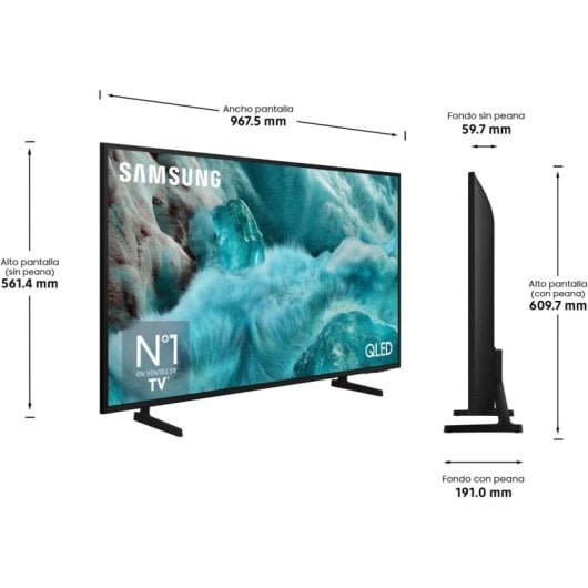 TV Samsung QLED TQ43Q7FAAUXXC 43" 4K UltraHD 50Hz Smart TV Tizen Quantum HDR10