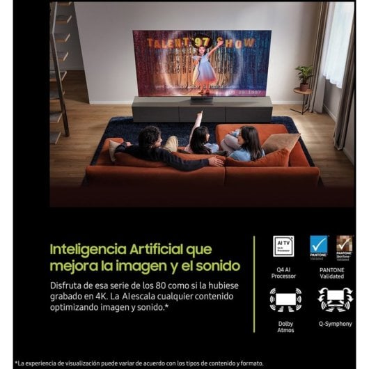 Samsung AI QLED 50" TQ50Q7FAAUXXC UltraHD 4K Quantum HDR Tizen