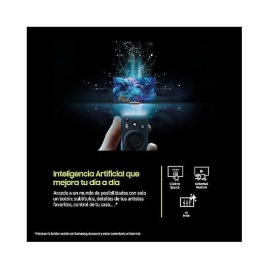 TV Samsung QLED TQ55Q7FAAU 55" 4K UltraHD 50Hz Smart TV Tizen Quantum HDR10+