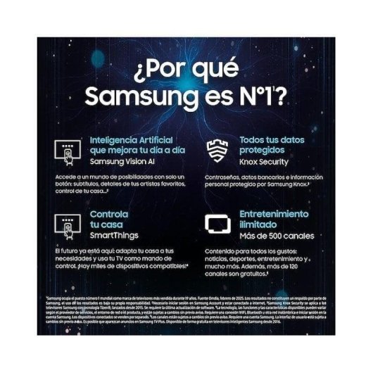 TV Samsung QLED TQ55Q7FAAUXXC 55" 4K UltraHD 50Hz Smart TV Tizen HDR10+ AI