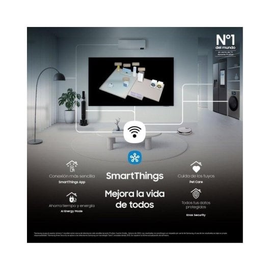 TV Samsung QLED TQ65Q7FAAUXXC 65" 4K UltraHD 50Hz Smart TV Tizen Quantum HDR10+