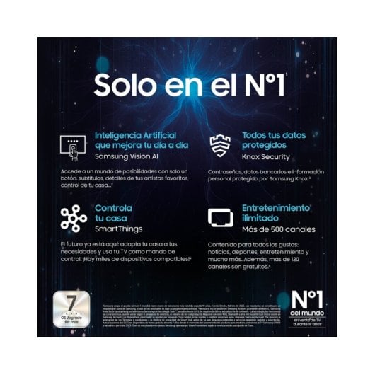 Samsung AI QLED 65" TQ65Q7FAAUXXC UltraHD 4K Quantum HDR Tizen