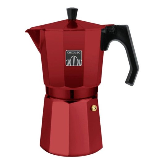 Italienischer Espressokocher Cecotec Mokclassic 900 Red 550 ml 9 Tassen Edelstahlfilter