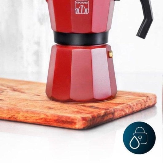 Cafetière Italienne Cecotec Mokclassic 1200 Red 12 tasses 0,75 L filtre inox induction