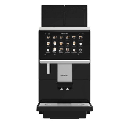 Cafetera Superautomática Cecotec Cremmaet Lounge 2x700g 2900W 4 tolvas pantalla táctil