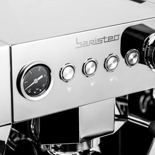 Cafetera Profesional Cecotec Baristeo Brava 2,5 L 15 bares doble caldera 4 vaporizadores