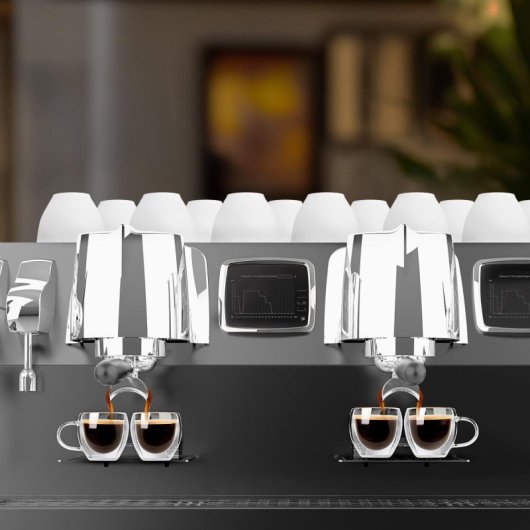 Cafetera Espresso Profesional Cecotec Baristeo Regina 4 tazas 9 bares triple caldera LCD