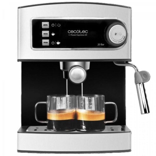 Caffettiera Espresso Manuale Power Espresso 20 1,6L 20 Bar 850W Acciaio Inox Vaporizzatore