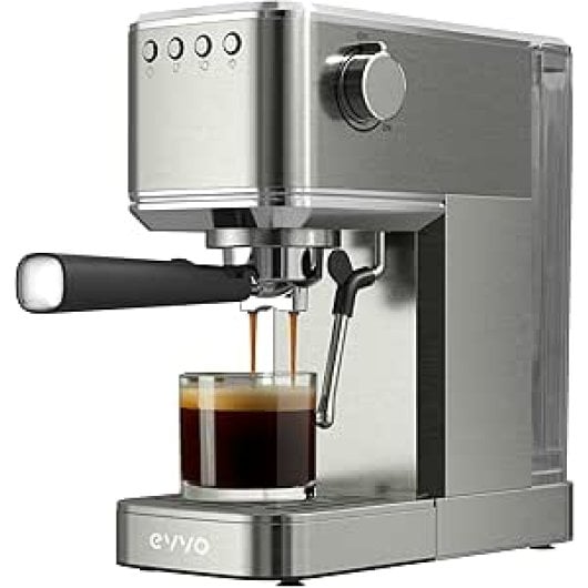 Cafetera Express Evvo Home Intensa 1,2L 20 bares Doble Salida Acero Inoxidable